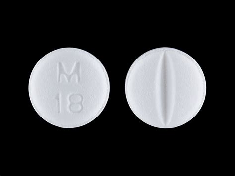 Stopping this pill will cause OxyContin withdrawal symptoms, and its better to manage them with the help of a healthcare professional. . M 18 white round pill